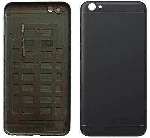 SPAREWARE® Back Door Panel Body Back Panel For Vivo V5 -Black (WITH ALL LOGO)