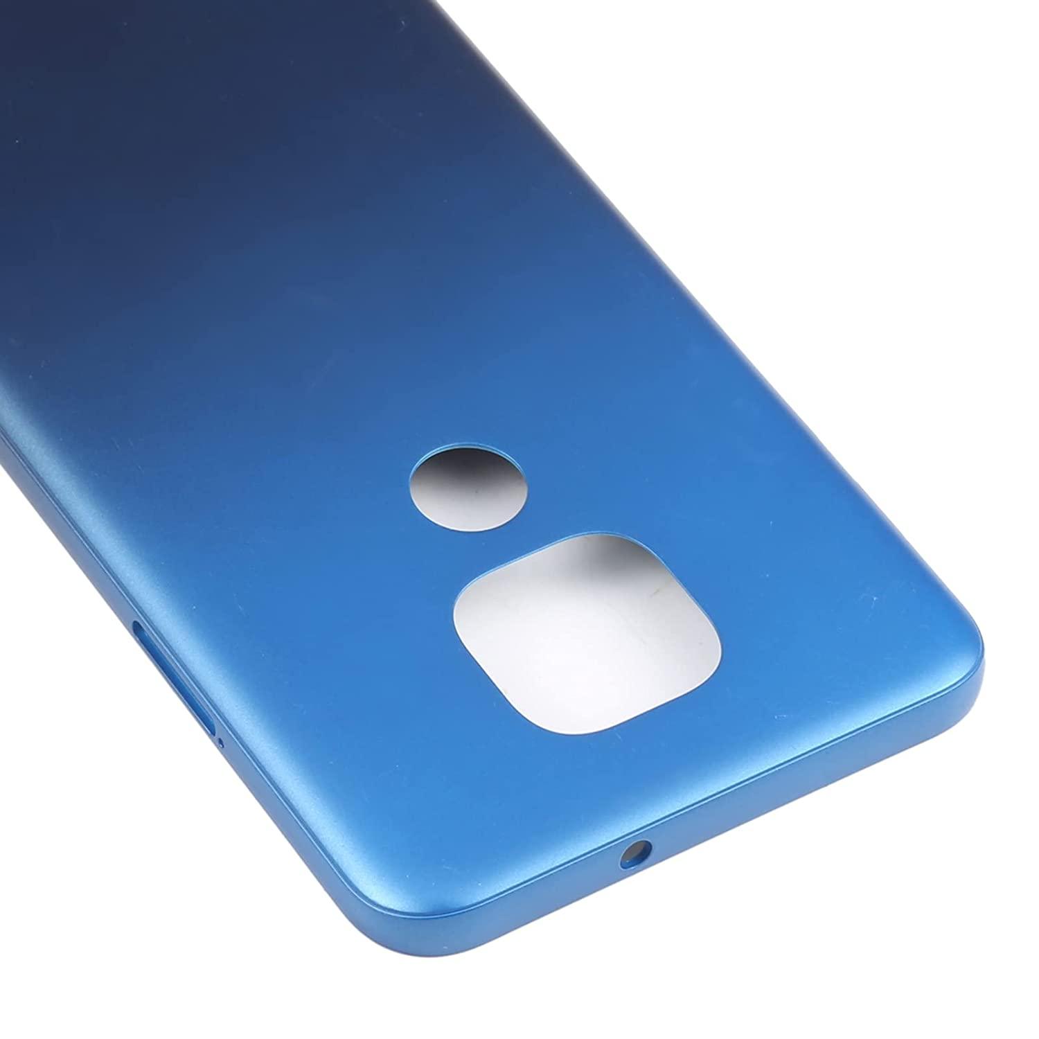 Mozomart Battery Door Back Panel Housing for Motorola Moto E7 Plus : Misty Blue - Zeespares.in