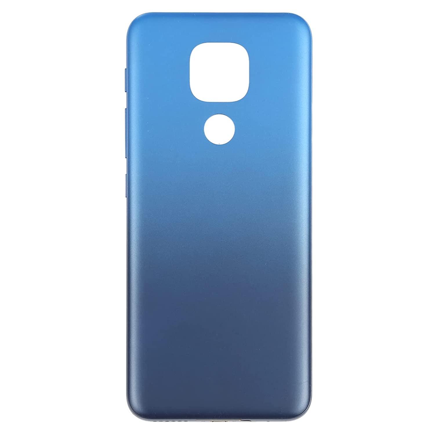 Motorola Moto E7 Plus Back Panel Housing Body Misty Blue 
