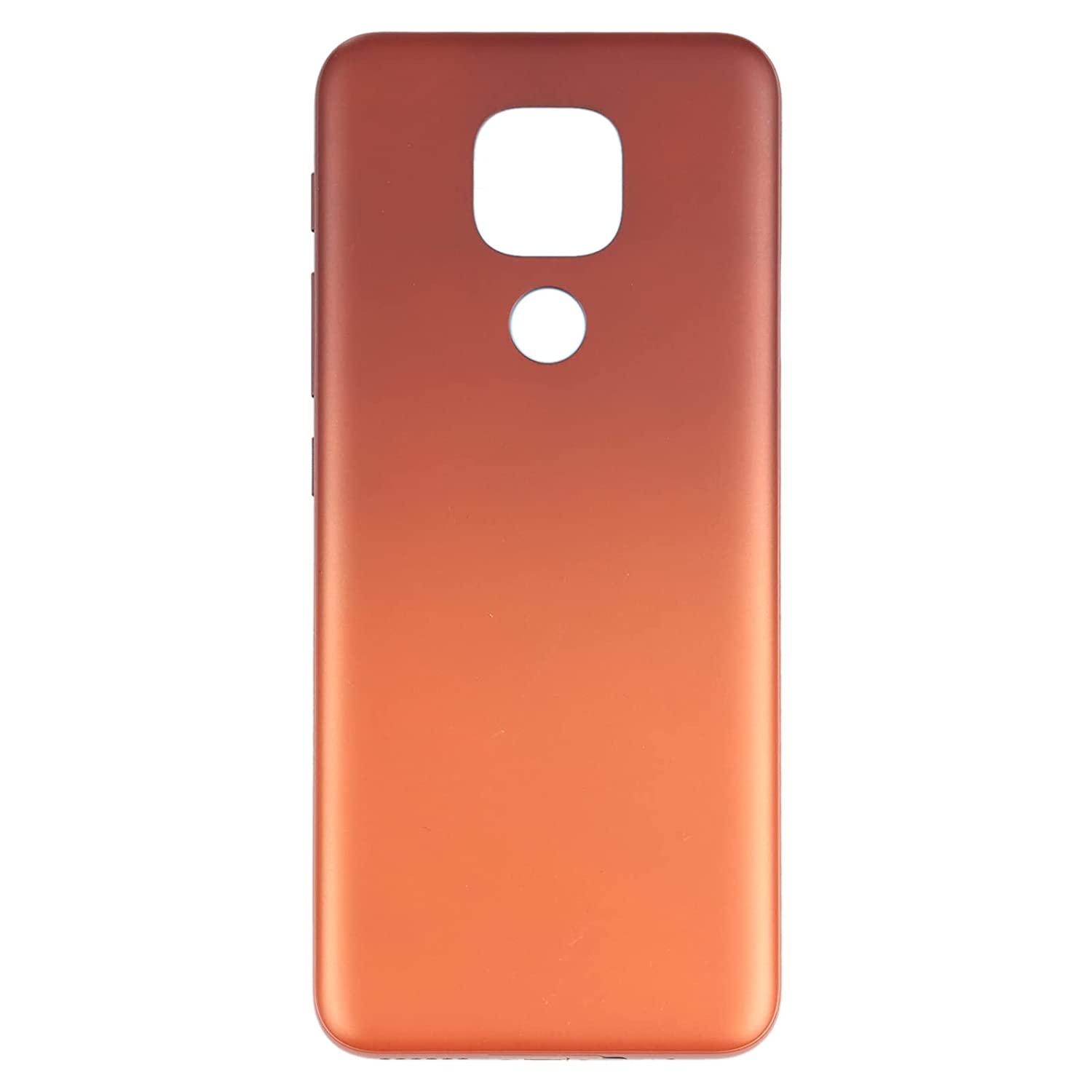 Motorola Moto E7 Plus Back Panel Housing Body Twilight orange