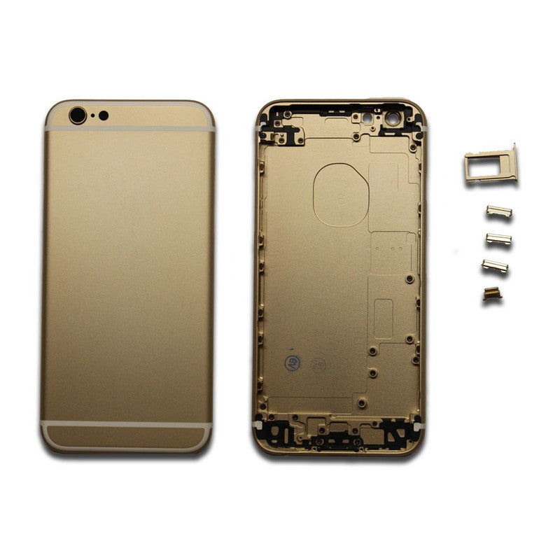 Back Panel Housing for Apple Iphone 6 Gold- Zeespares – Zeespares.in