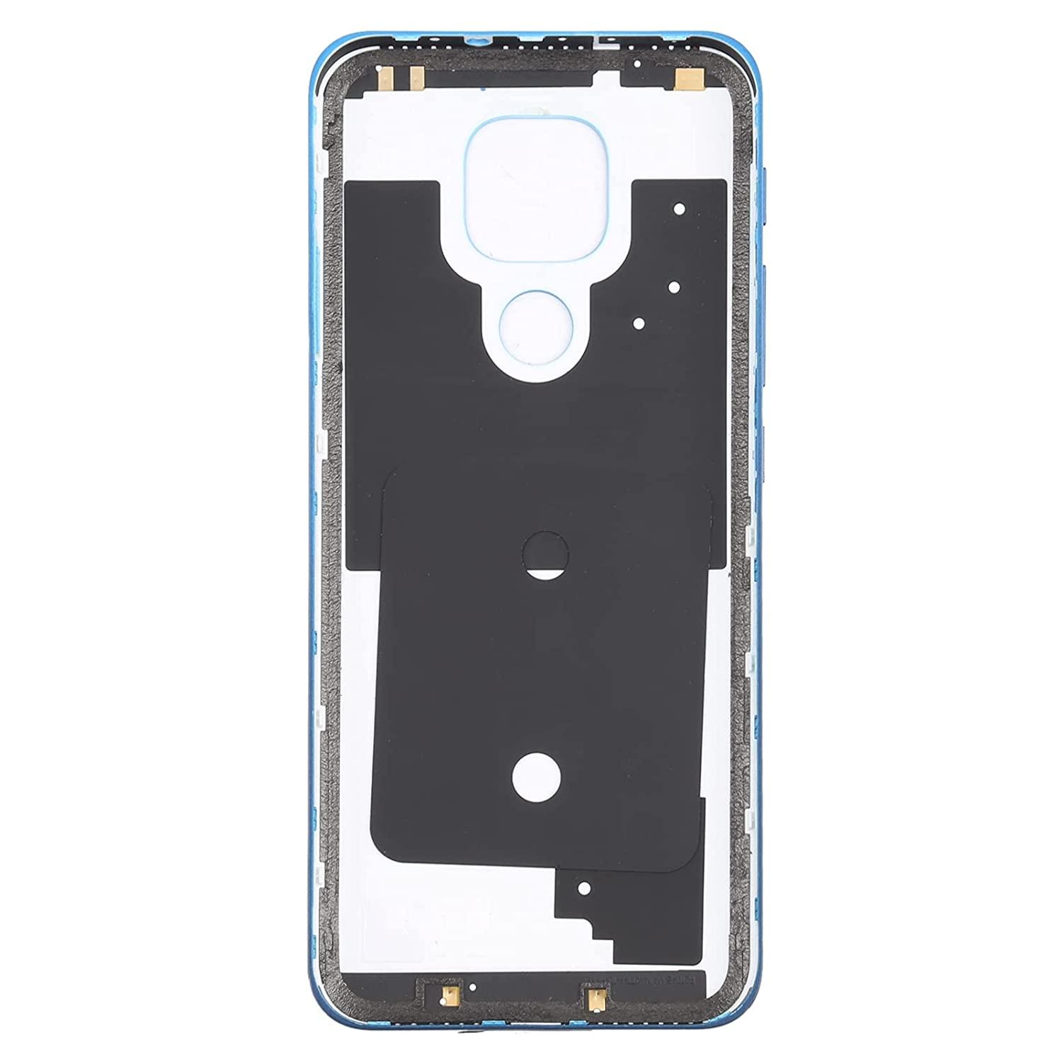 Mozomart Battery Door Back Panel Housing for Motorola Moto E7 Plus : Misty Blue - Zeespares.in