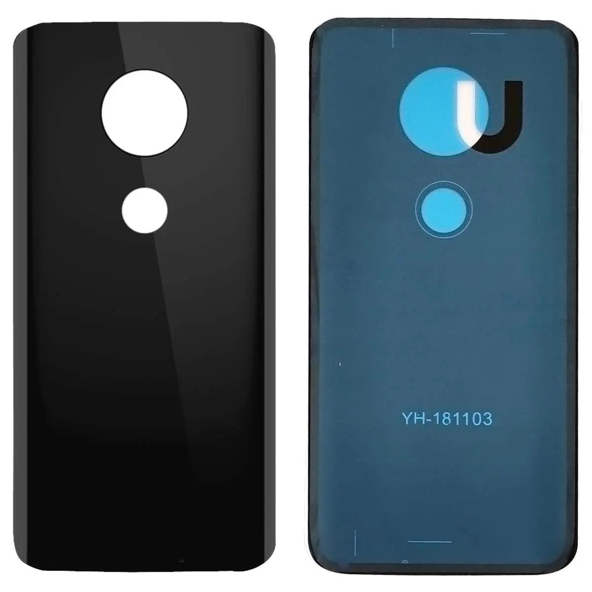Motorola Moto G7 Back Panel Housing Body Back Glass Black