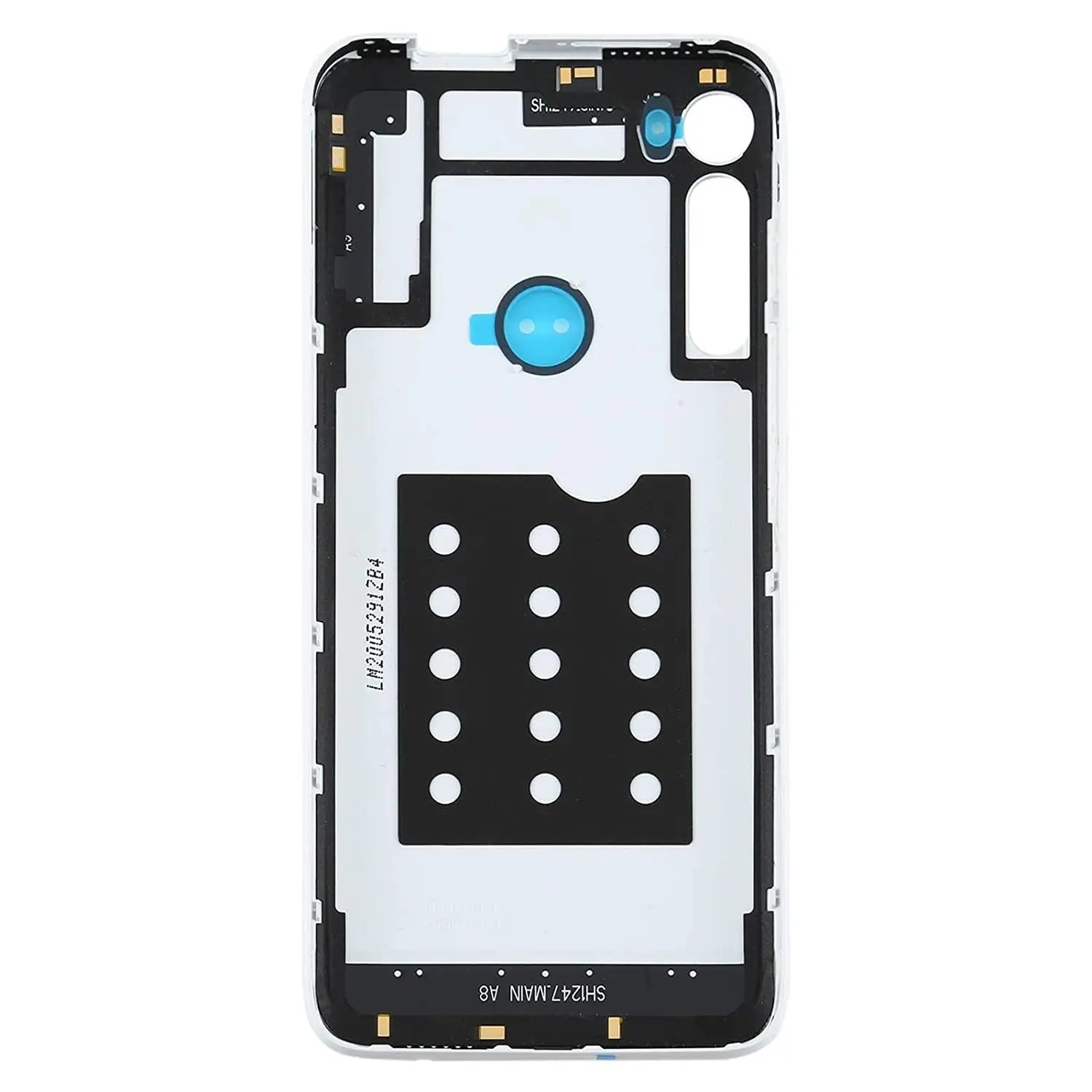 Mozomart Battery Door Back Panel Housing for Motorola One Fusion Plus : Moonlight white - Zeespares.in