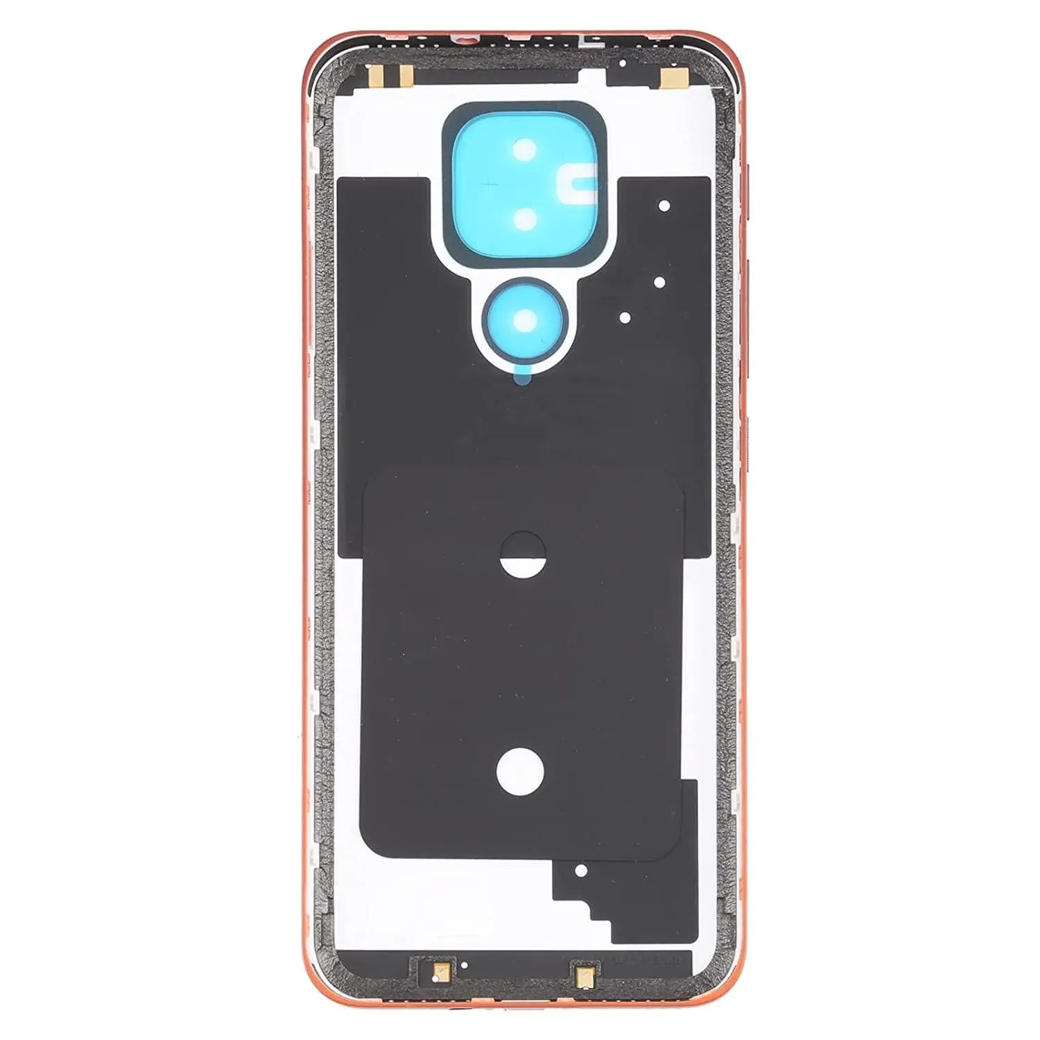 Mozomart Battery Door Back Panel Housing for Motorola Moto E7 Plus : Twilight orange - Zeespares.in