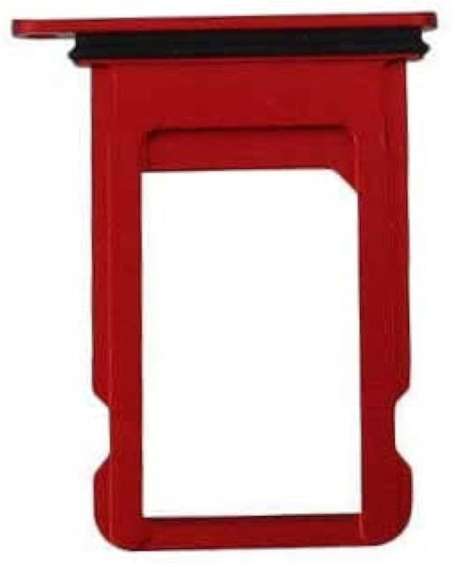 Sim Tray Slot Holder for Apple Iphone 7 Red