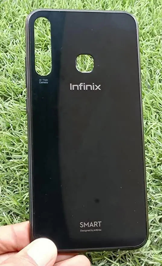 Mozomart Back Panel Housing Body for Infinix Smart 3 Plus Black - Zeespares.in