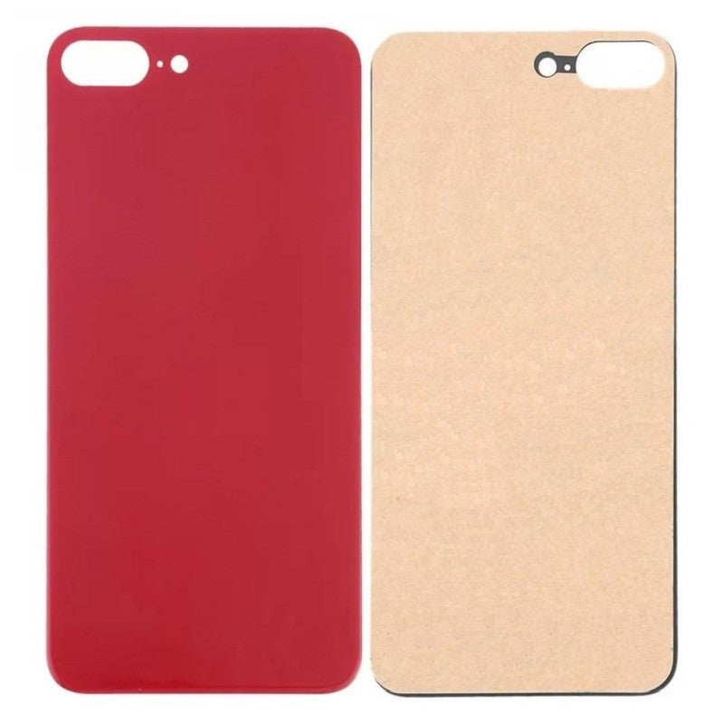 Back Panel Glass for Apple Iphone 8 Plus (With Proper Color) Red