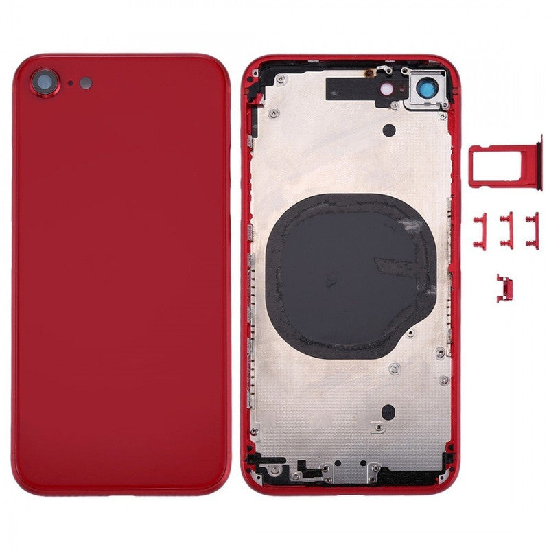 SPAREWARE®  Battery Cover Back Door Panel Body For iPhone 8 -Red (COMPLETE BODY PANEL)
