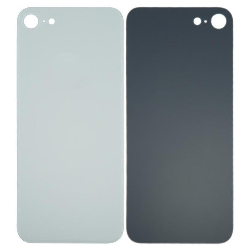 Back Panel Glass for Apple Iphone 8  Silver