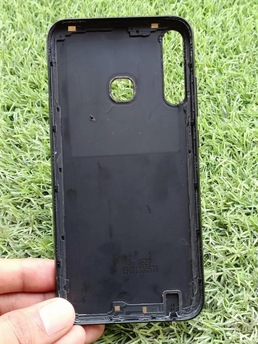 Mozomart Battery Door Back Panel Housing for Infinix Smart 3 Plus (X267) : Midnight Black - Zeespares.in