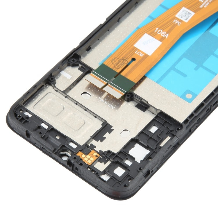 LCD Frame Middle Chassis for Samsung Galaxy A04e Black