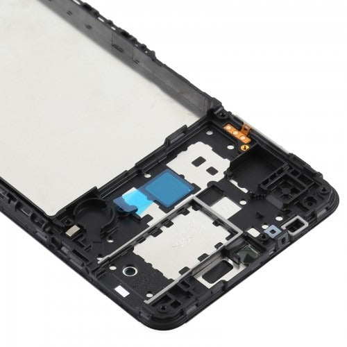 LCD Frame Middle Chassis for Samsung Galaxy A12 Black