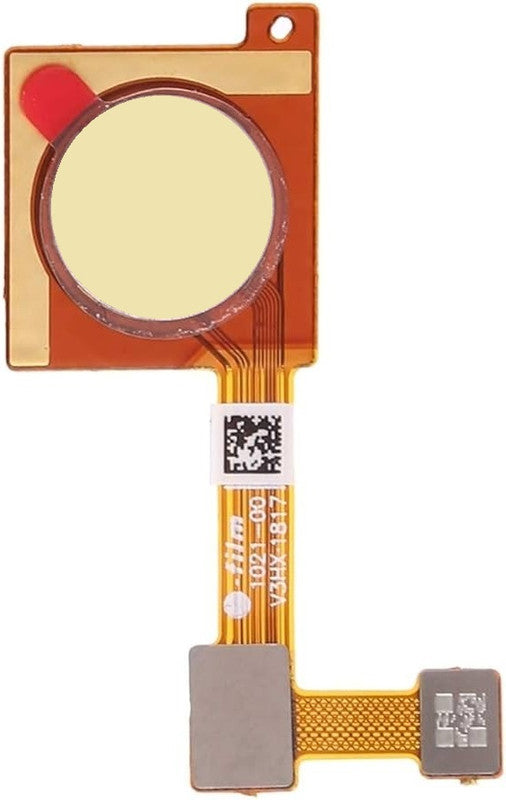 SPAREWARE® Fingerprint Sensor Flex Fingerprint Sacanner Sensor For Mi A2 -Gold