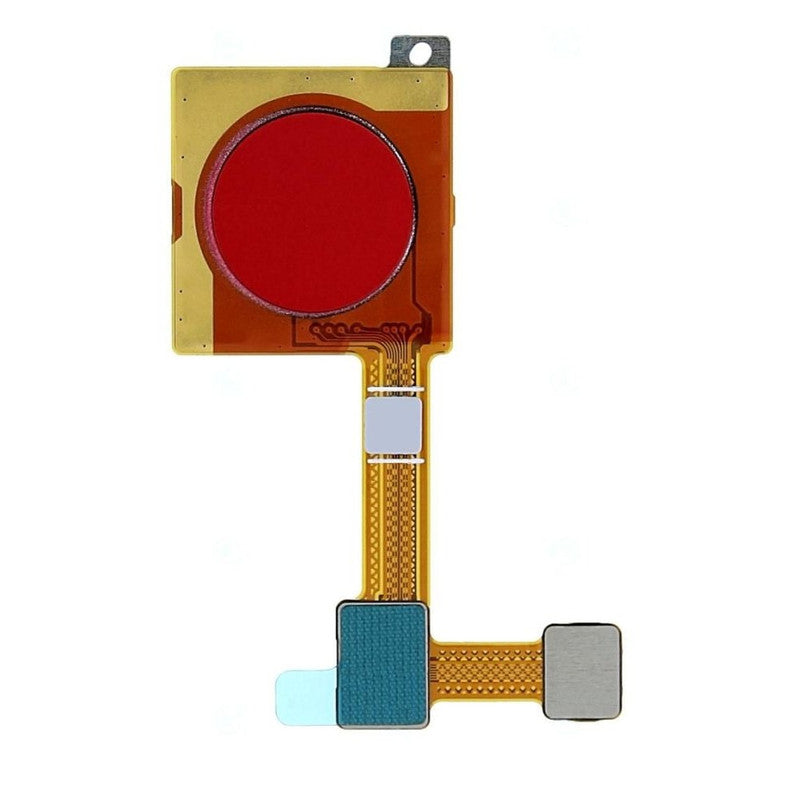 SPAREWARE® Fingerprint Sensor Flex Fingerprint Sacanner Sensor For Mi A2 -Red