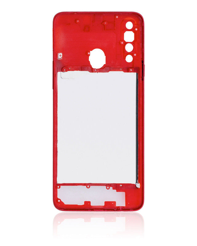 Middle Ring Outer Frame for Samsung Galaxy A20S Red