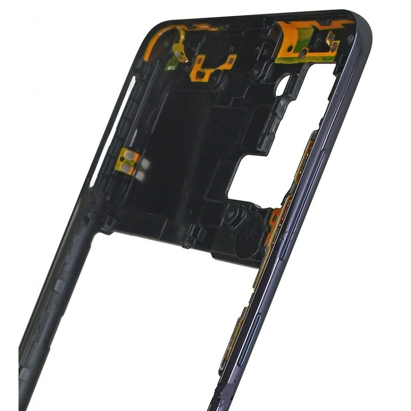Middle Ring Outer Frame for Samsung Galaxy A31 Black Zeespares