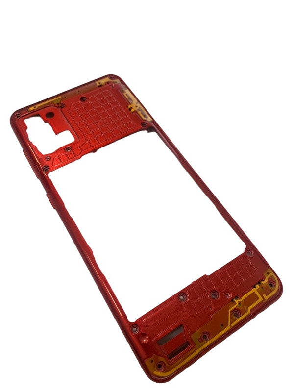 Middle Ring Outer Frame for Samsung Galaxy A31 Red