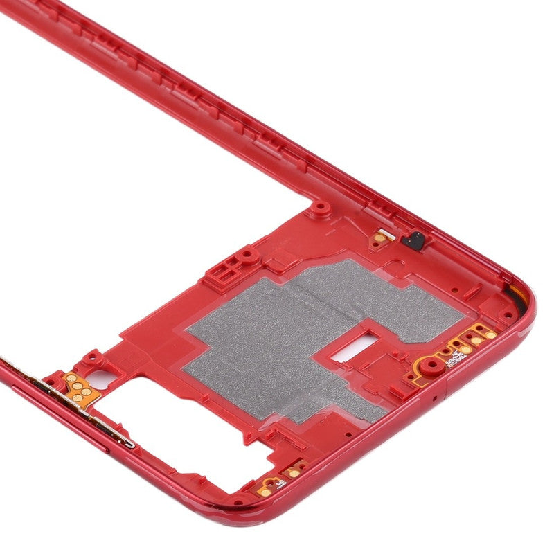 Middle Ring Outer Frame for Samsung Galaxy A70S Red