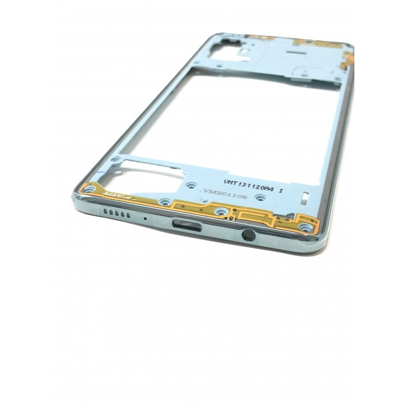 Middle Ring Outer Frame for Samsung Galaxy A71 Blue Zeespares