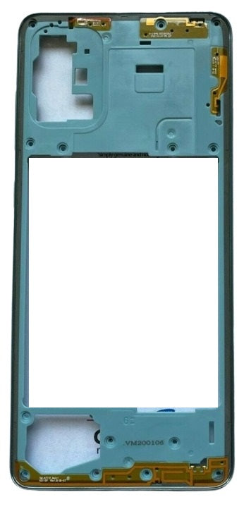Middle Ring Outer Frame for Samsung Galaxy A71 Blue Zeespares