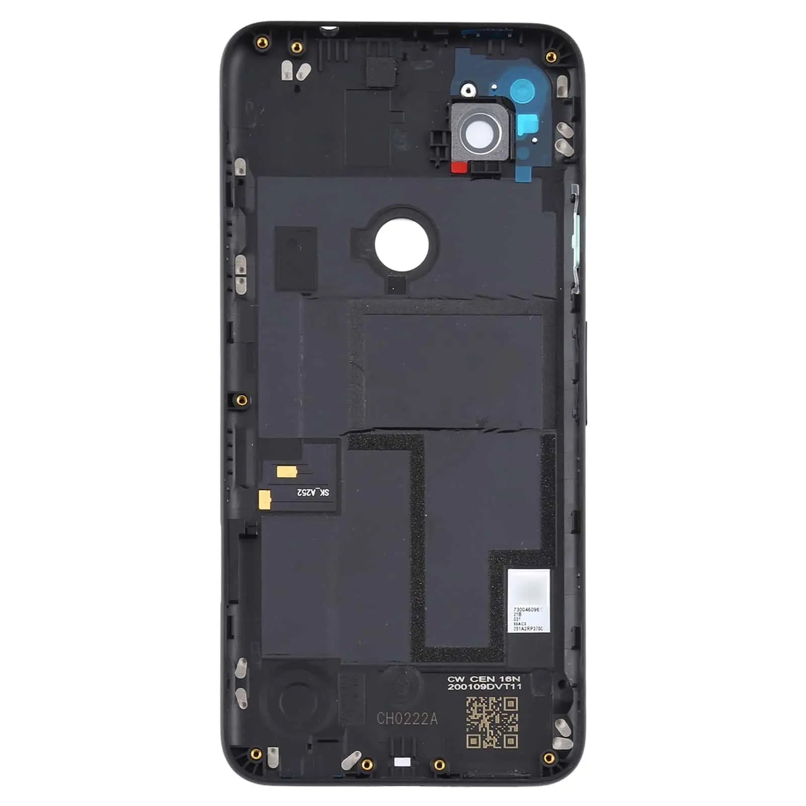 Mozomart Back Panel Housing Body for Google Pixel 4A Black - Zeespares.in
