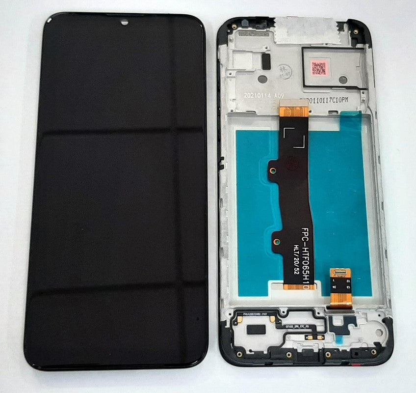 Motorola Moto E7 POWER (XT2097-6) Lcd Display Folder Combo with frame