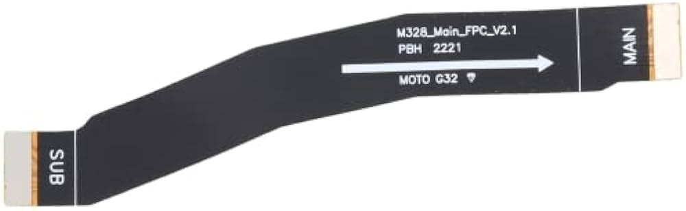 Lcd Flex Cable Stripe for Moto G32 by Zeespares