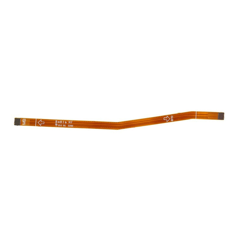 Lcd Flex Cable Stripe for Moto G53 by Zeespares