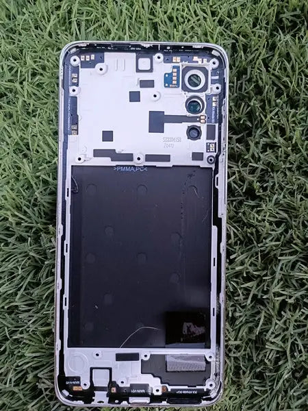 Mozomart Battery Door Back Panel Housing for Motorola Moto G52 : Porcelain white Mozomart