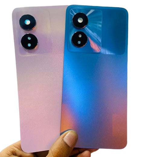 Back Panel Glass with Camera Lens for Oppo A97 (5G) Pink