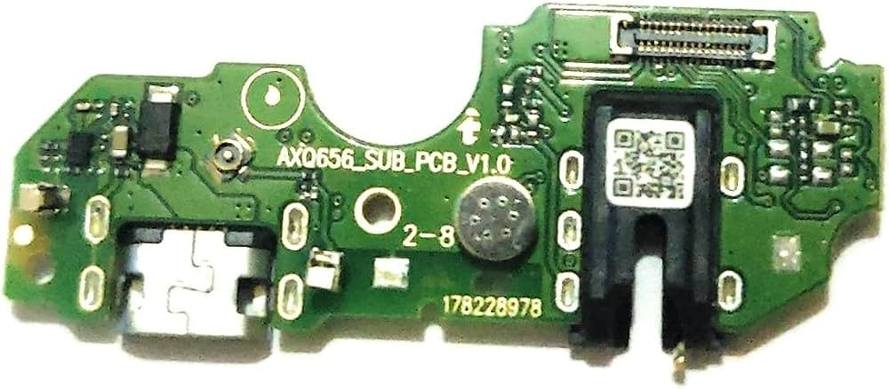 Tecno Pop 5 Pro Charging Port Connector Board Flex by Zeespares.in