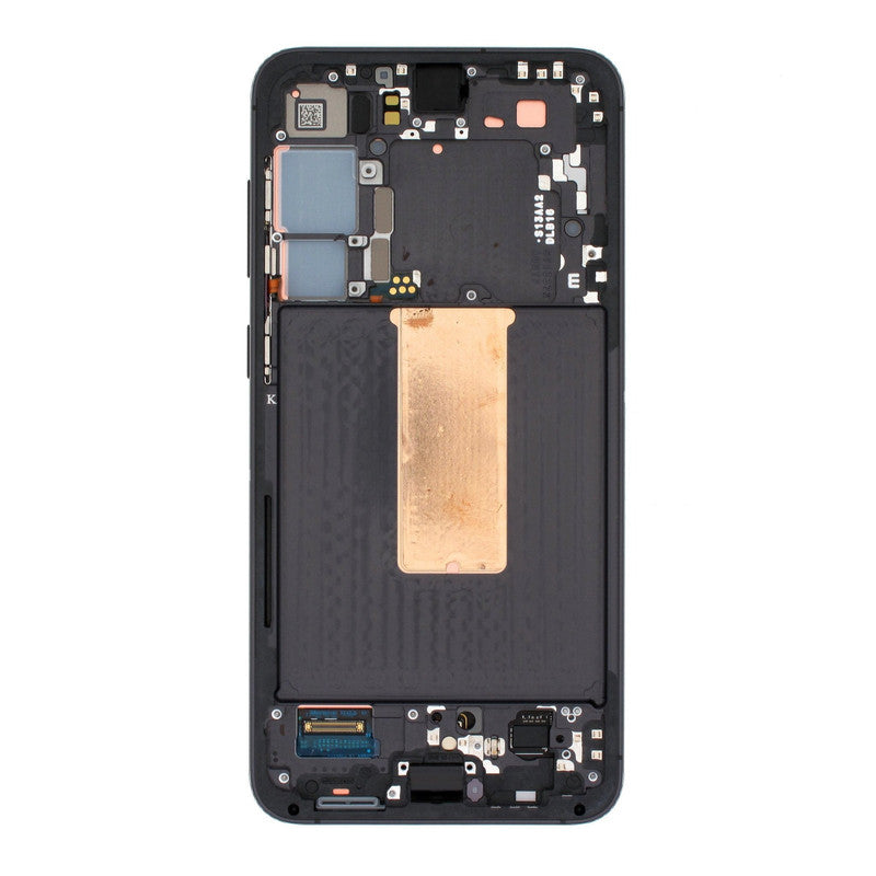 LCD Frame Middle Chassis for Samsung Galaxy S23 Black Zeespares