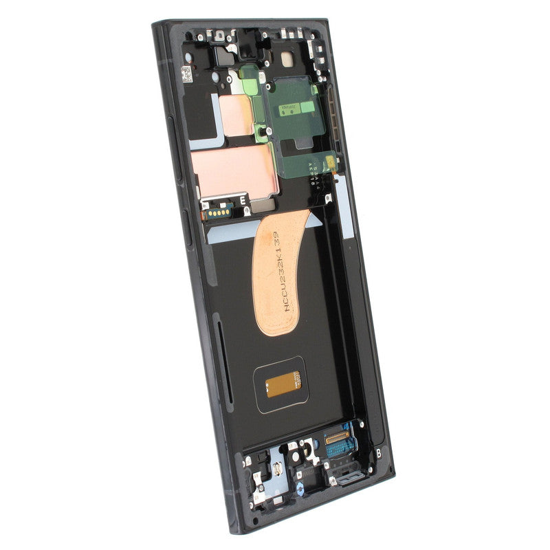 LCD Frame Middle Chassis for Samsung Galaxy S23 Ultra Black