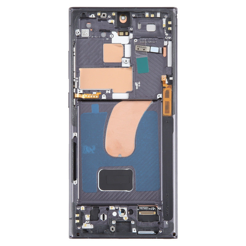 LCD Frame Middle Chassis for Samsung Galaxy S23 Ultra Black
