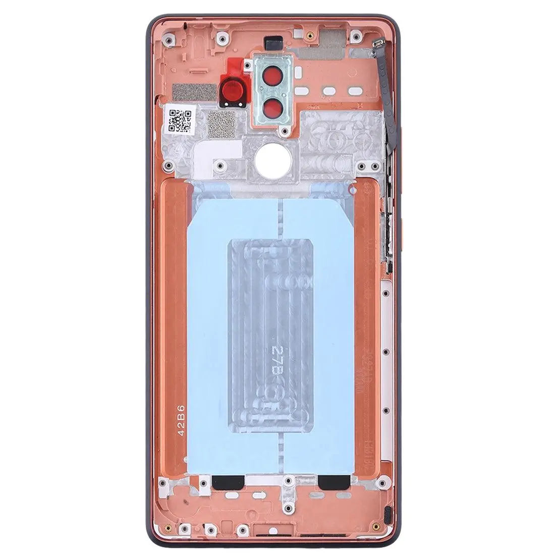 Mozomart Battery Door Back Panel Housing for Nokia 7 Plus / 7+ : Black - Zeespares.in