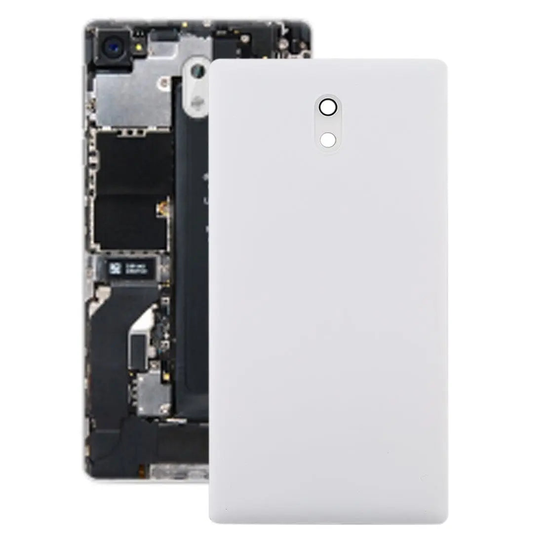 Mozomart Battery Door Back Panel Housing for Nokia 3 : White - Zeespares.in