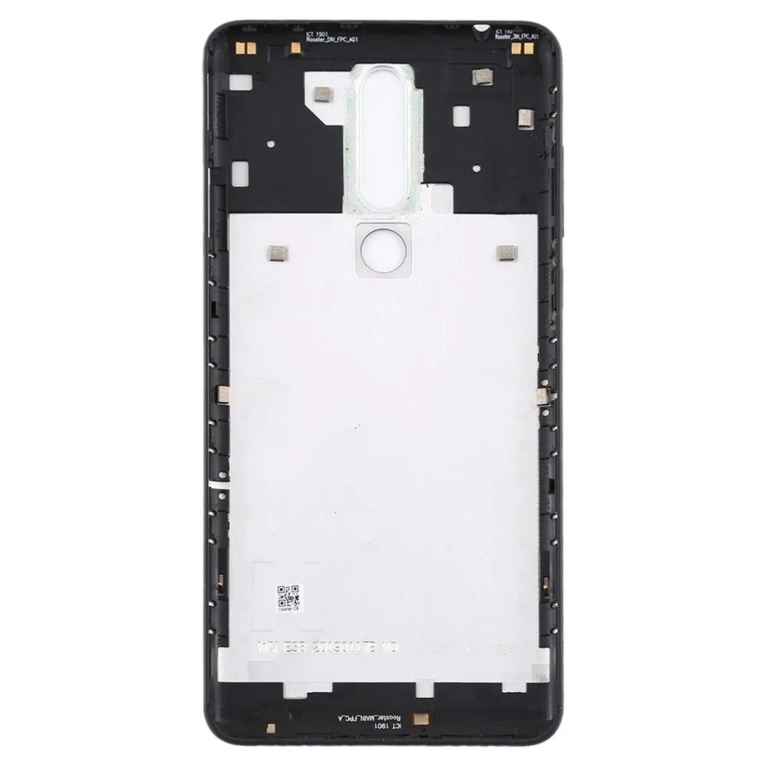 Mozomart Battery Door Back Panel Housing for Nokia 3.1 Plus : Black - Zeespares.in