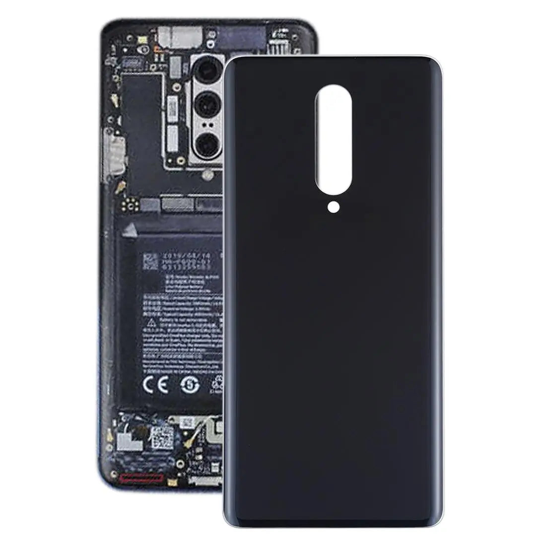 Mozomart Battery Door Back Panel Housing for Oneplus 8 : Black - Zeespares.in