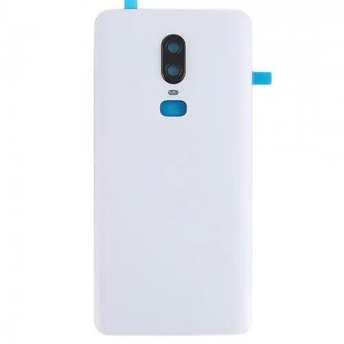 Oneplus 6 {With Camera Lens} Back Panel Housing Body Back Glass White