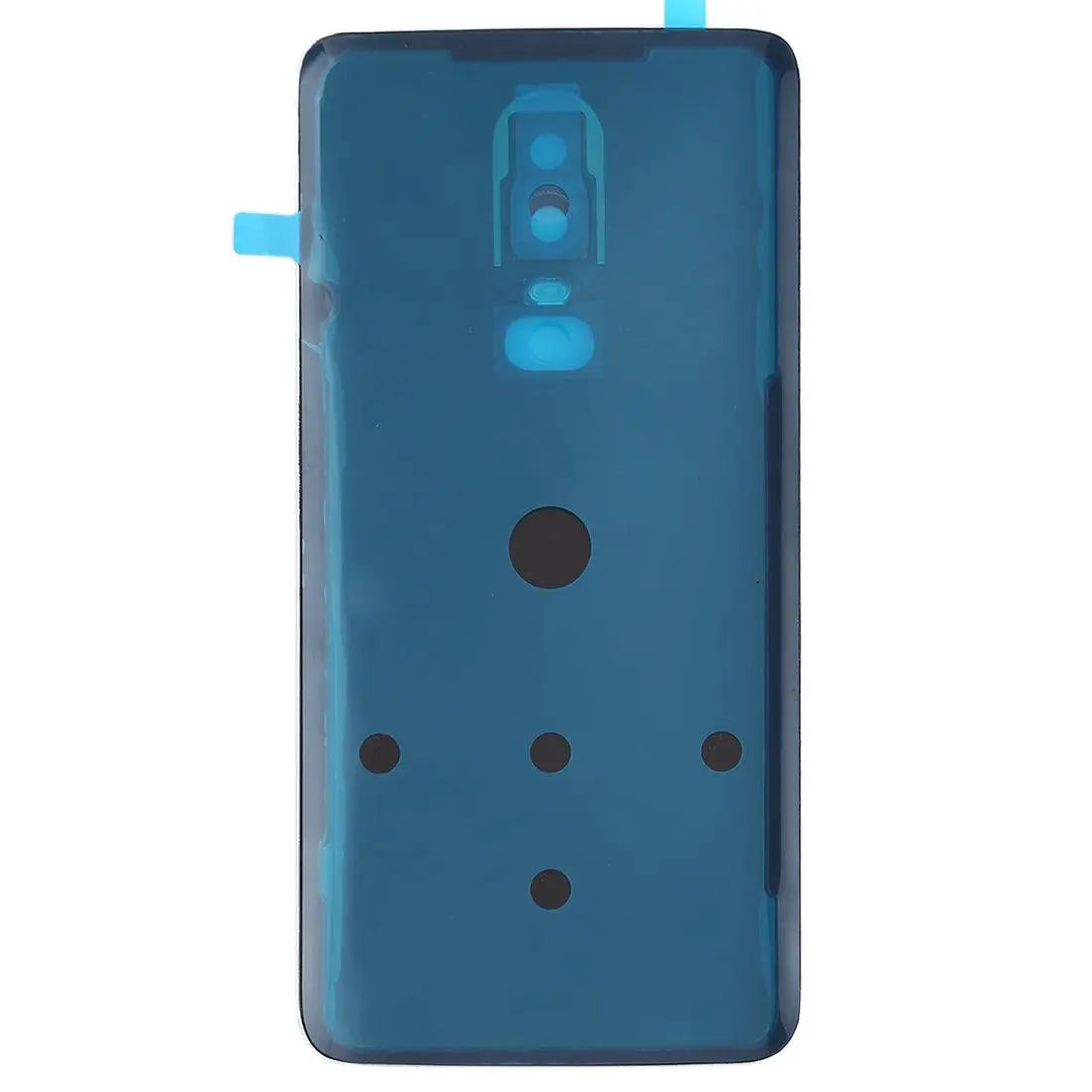 Mozomart Battery Door Back Panel Housing for Oneplus 6 {With Camera Lens} : White - Zeespares.in