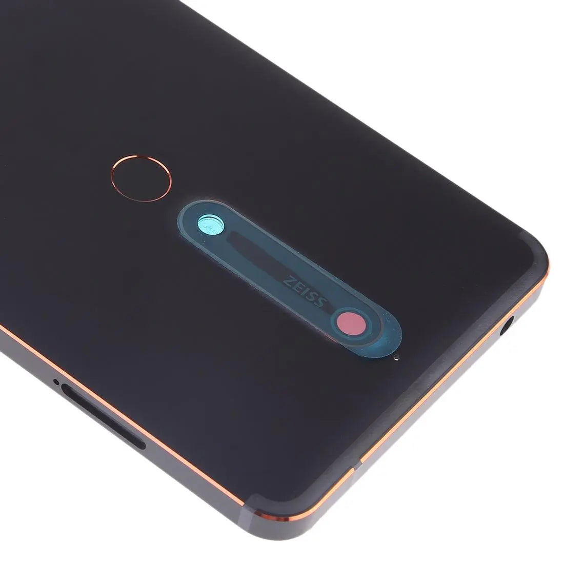 Mozomart Battery Door Back Panel Housing for Nokia 6.1 : Black - Zeespares.in