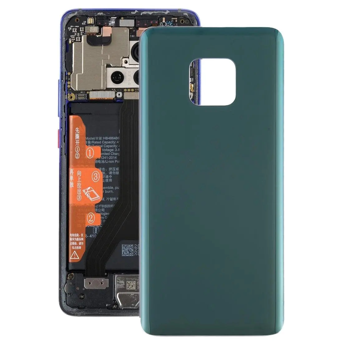 Huawei Mate 20 Pro Back Panel Housing Body Back Glass Dark Green