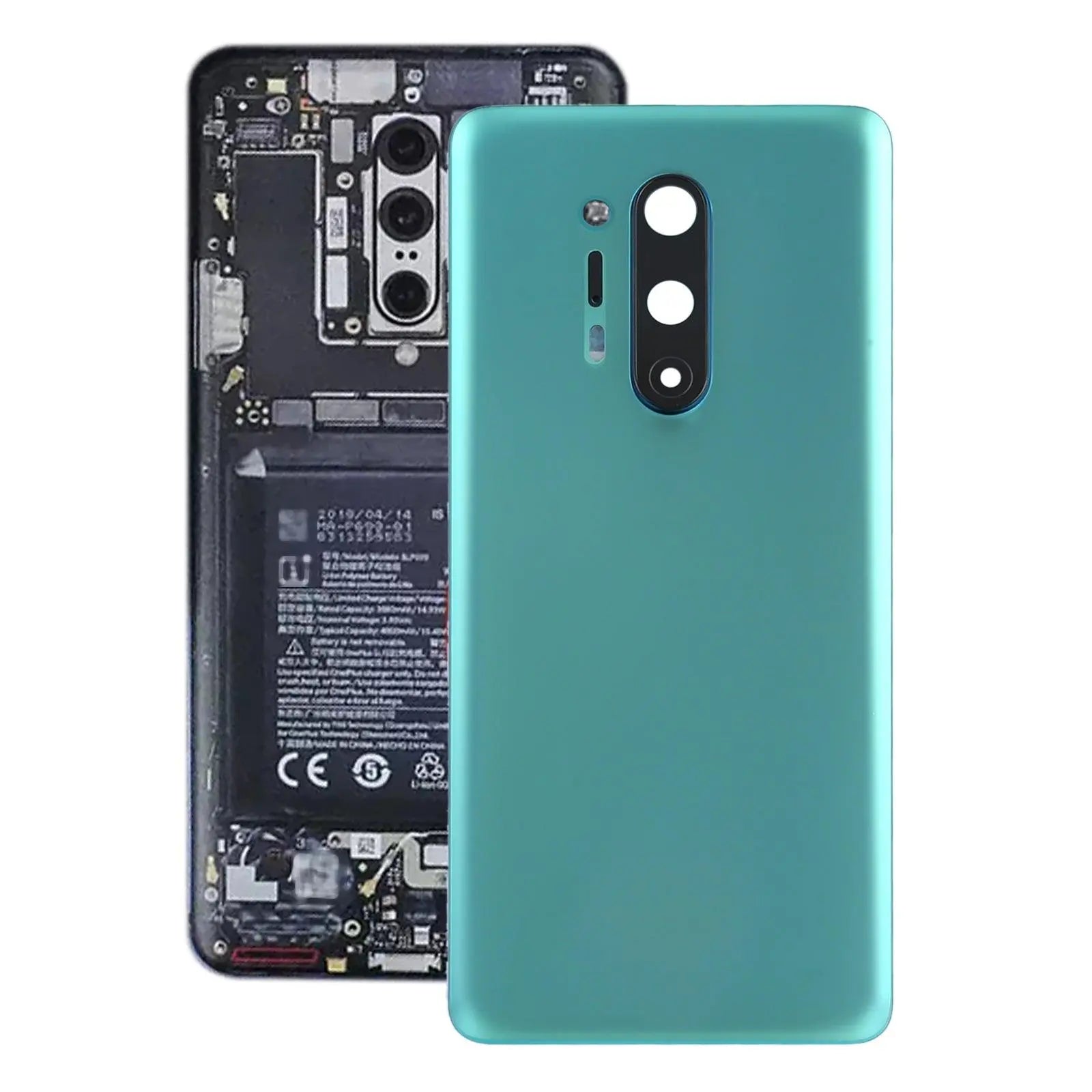 Mozomart Battery Door Back Panel Housing for Oneplus 8 Pro : Green - Zeespares.in