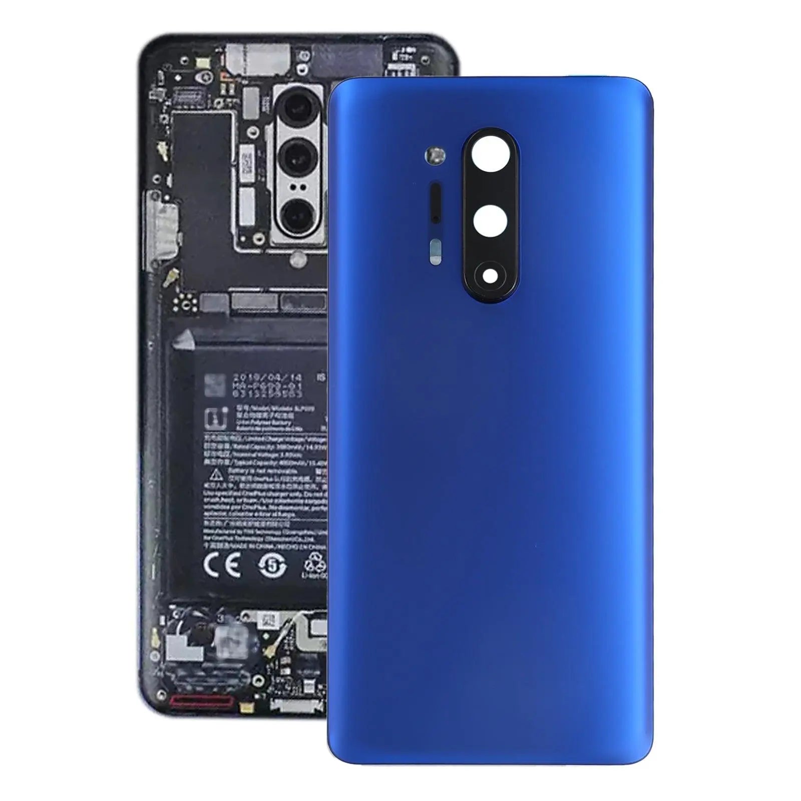 Mozomart Battery Door Back Panel Housing for Oneplus 8 Pro : Blue - Zeespares.in