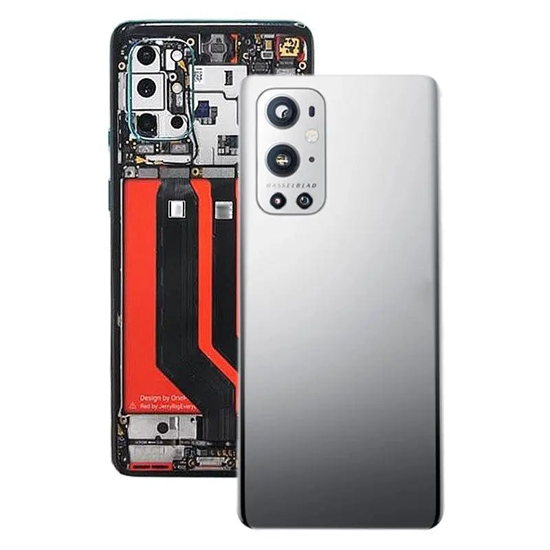 Mozomart Battery Door Back Panel Housing for Oneplus 9 Pro : Silver - Zeespares.in