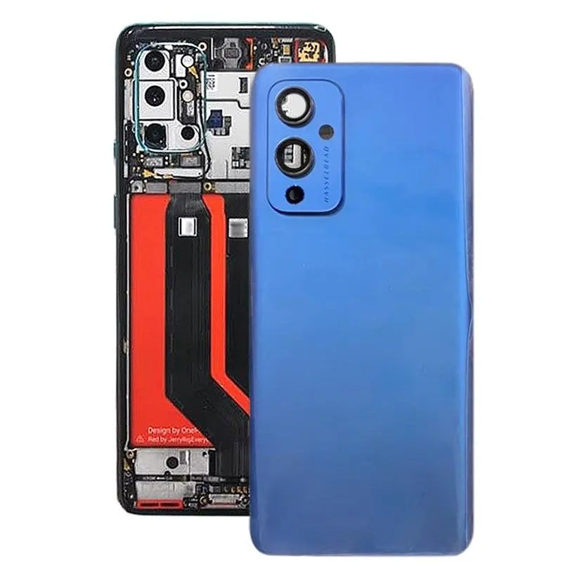 Oneplus 9 Back Panel Housing Body Back Glass Blue