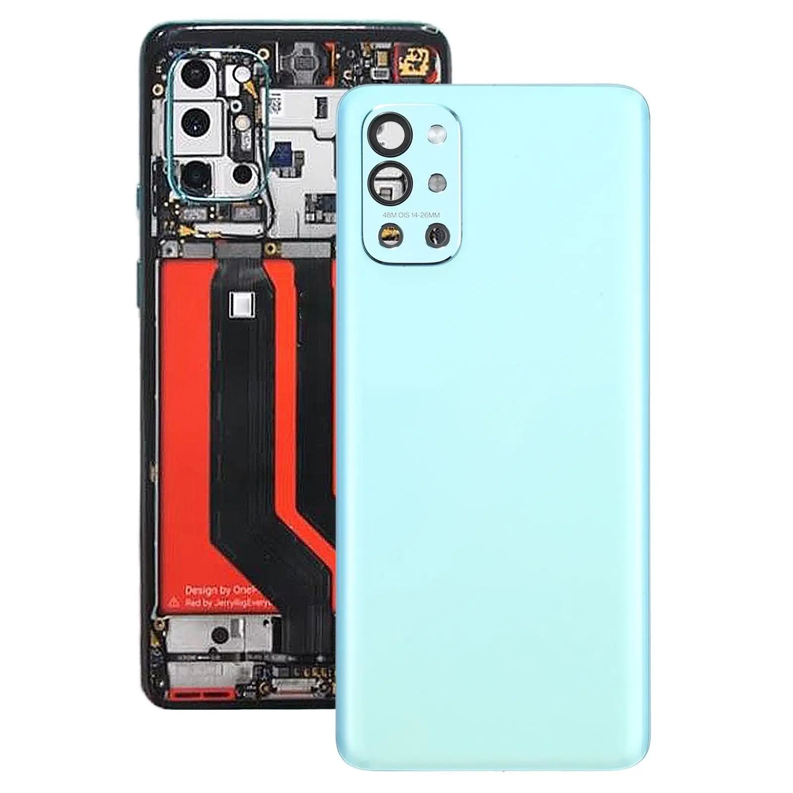 Mozomart Battery Door Back Panel Housing for Oneplus 9R : Blue - Zeespares.in