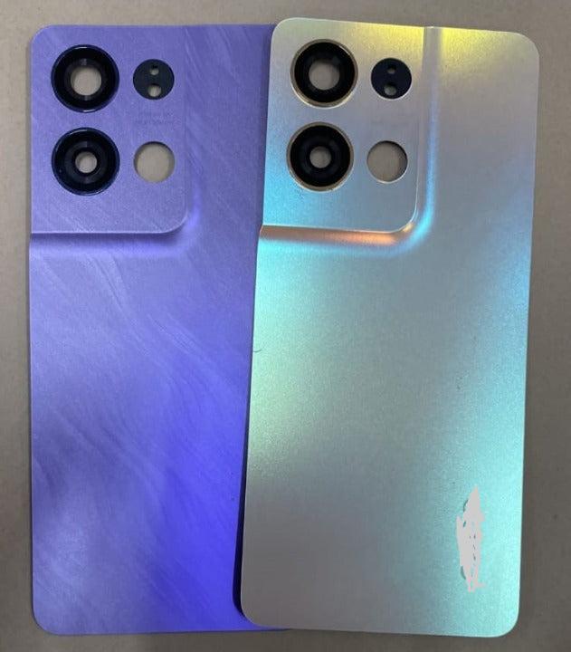 Mozomart Back Panel with Camera Lens for reno 8 Pro Blue Mozomart