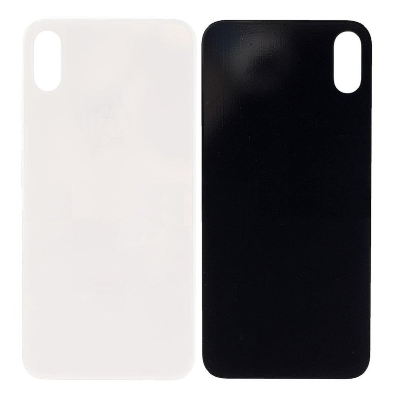 Back Panel Glass for Apple Iphone X (With Proper Color) Silver